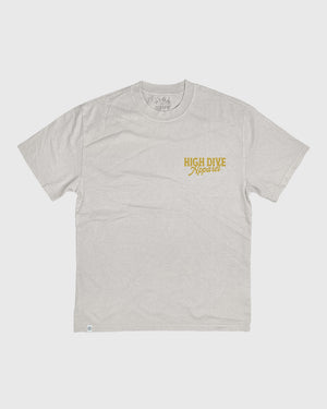 Lucky Fish Heavy Faded Bone Tee