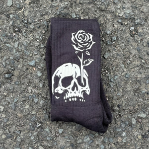 In Bloom Coal Socks