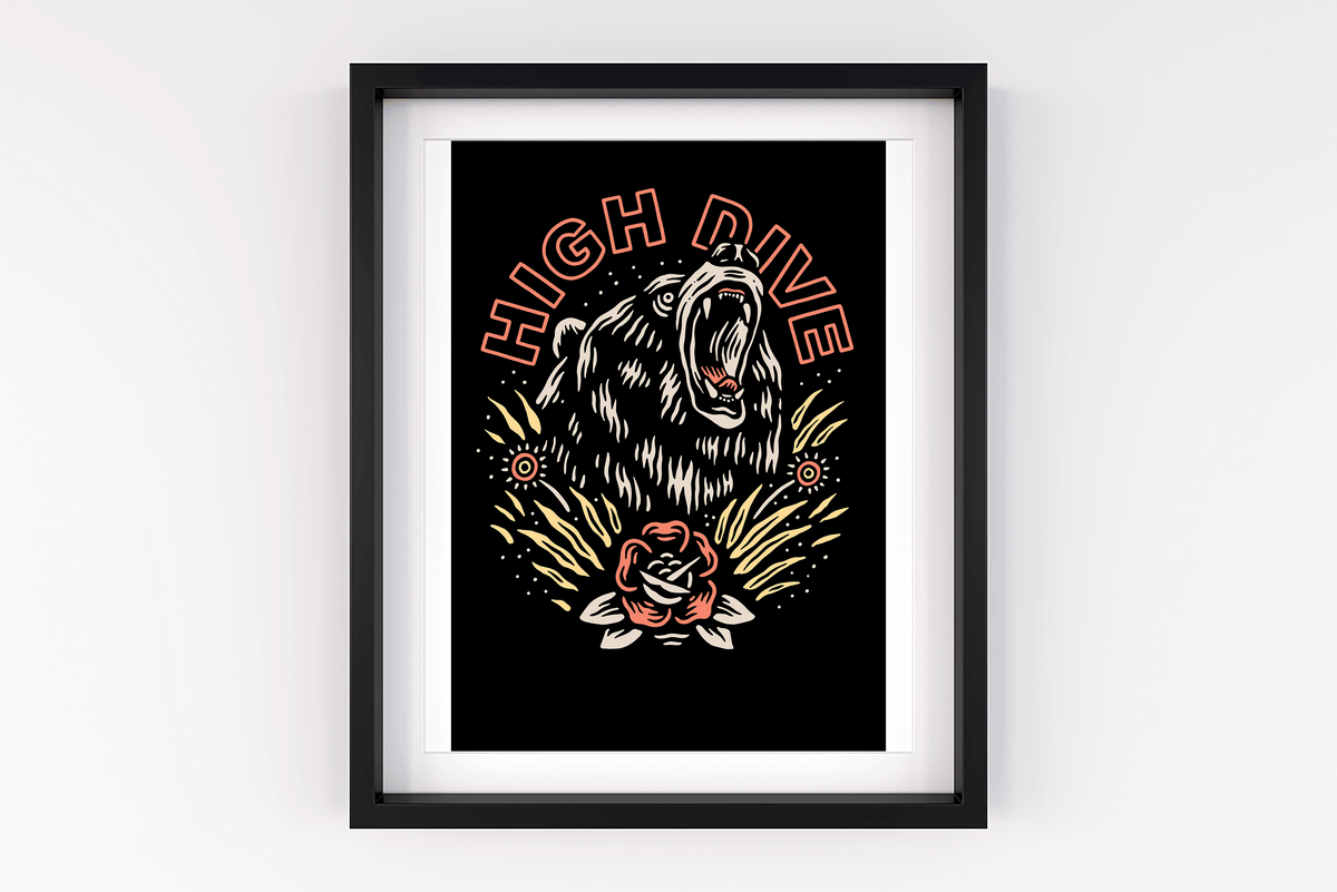 Bears, Beets, Battlestar Galactica A4 Print