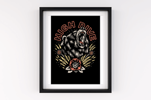 Bears, Beets, Battlestar Galactica A4 Print