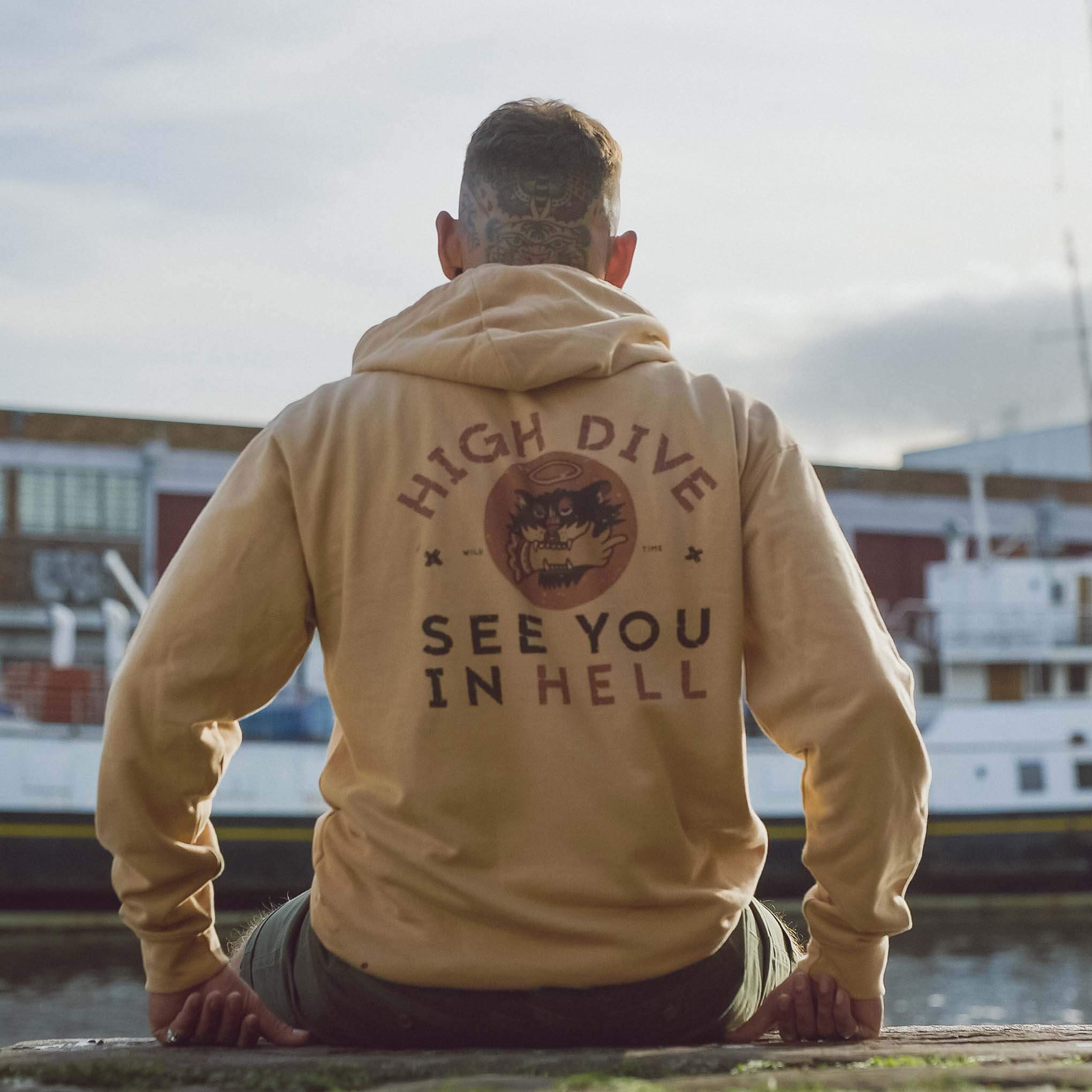 Huf see you in hell hoodie online
