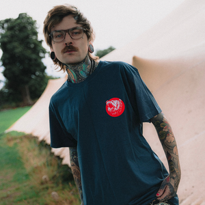Born To Be Wild Petrol Blue Tee