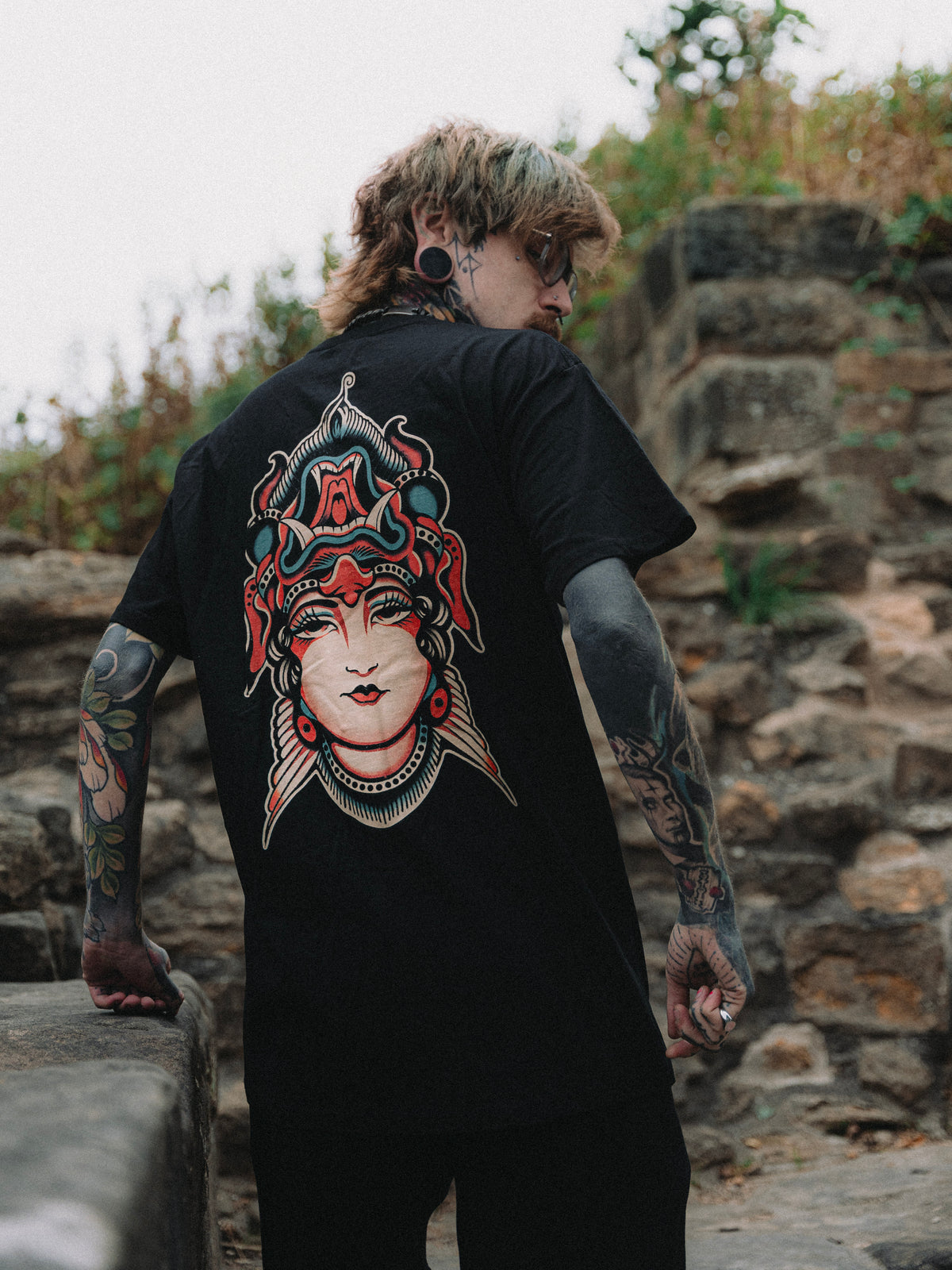 Veil Of Fury Black Tee