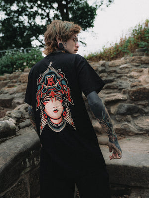 Veil Of Fury Black Tee