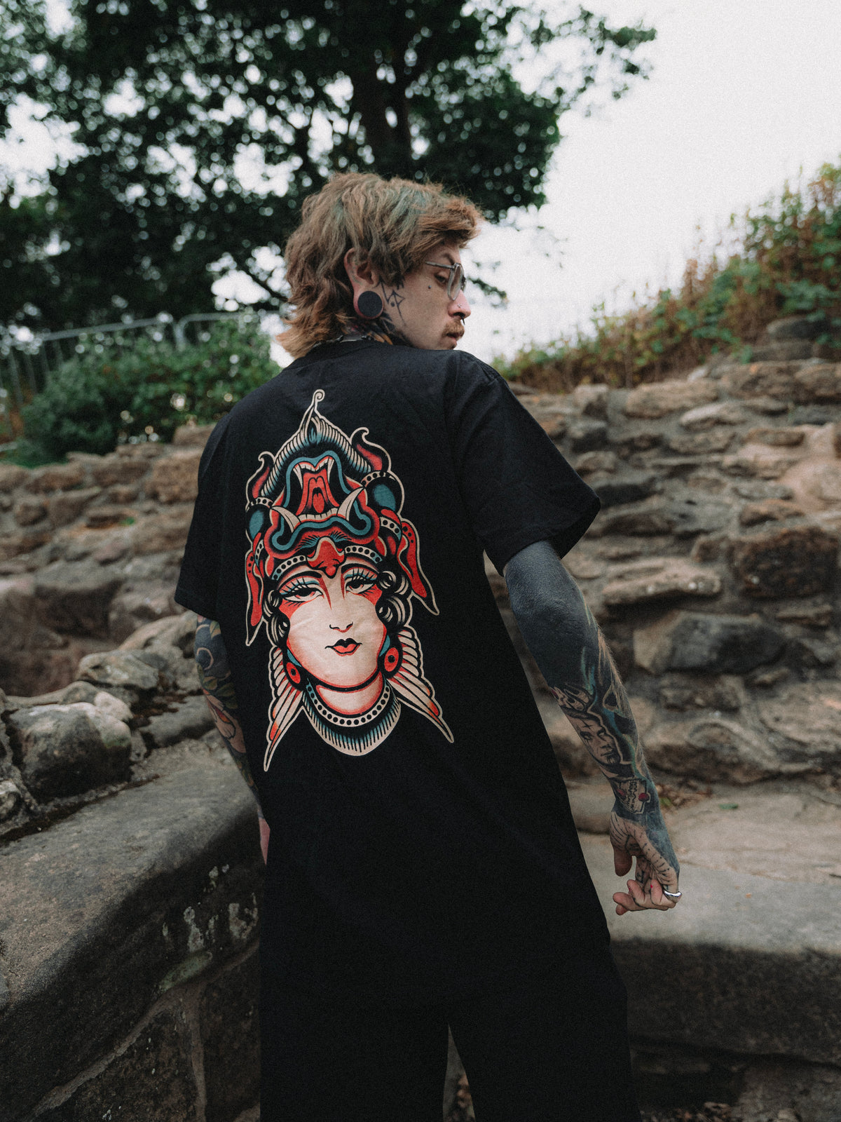 Veil Of Fury Black Tee