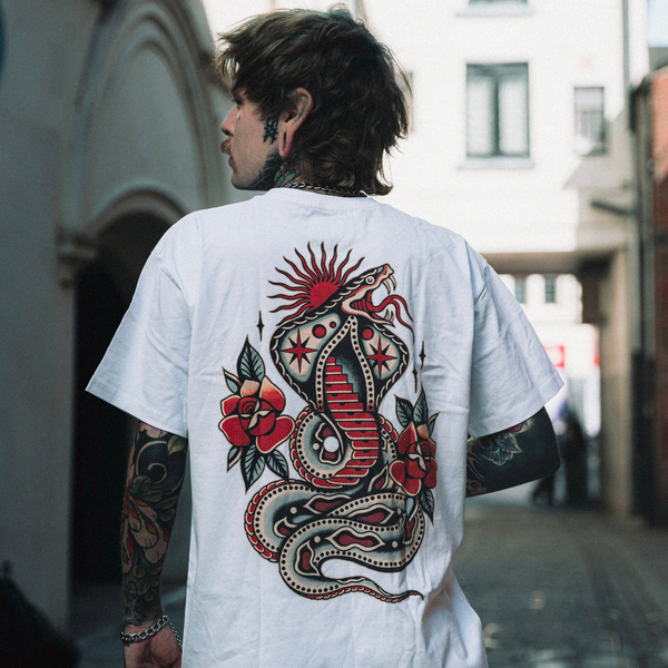 Venom & Velvet White Tee