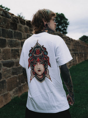 Veil Of Fury White Tee