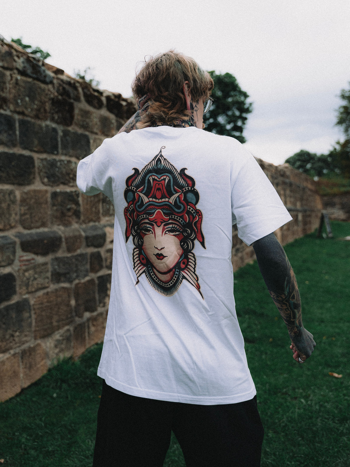 Veil Of Fury White Tee