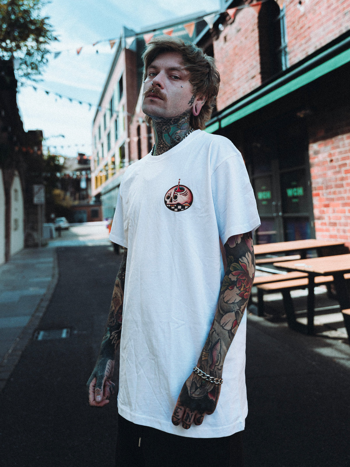 Hour Of Reckoning White Tee
