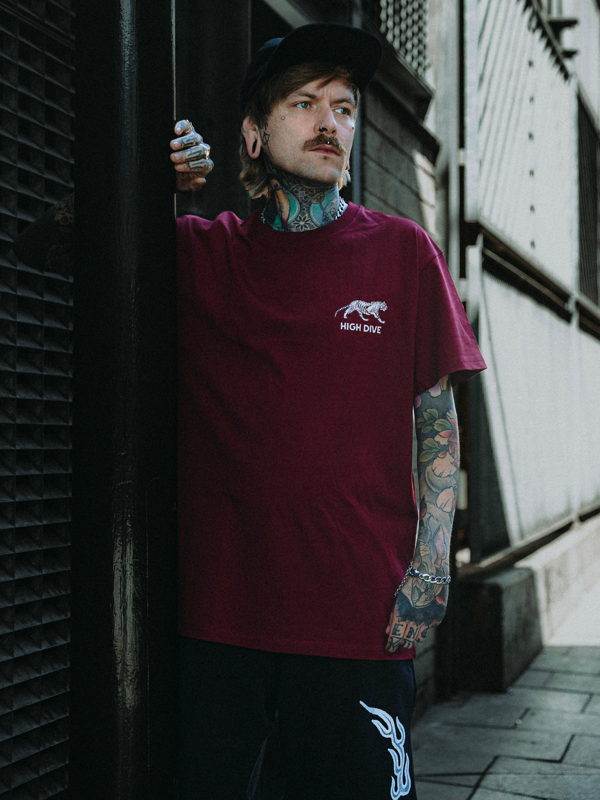 Roam Burgundy Tee