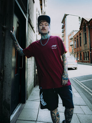 Roam Burgundy Tee
