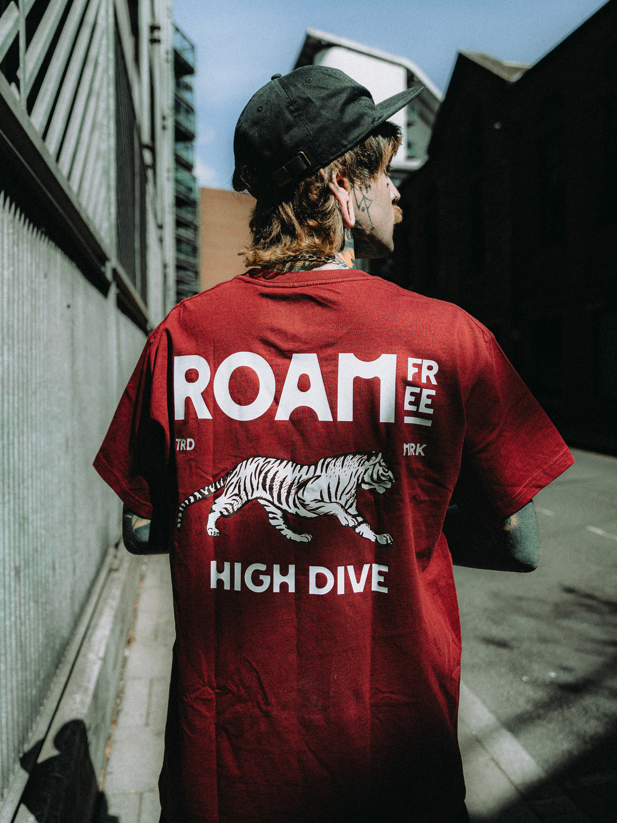 Roam Burgundy Tee