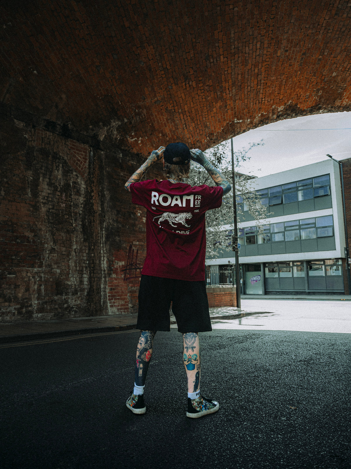 Roam Burgundy Tee