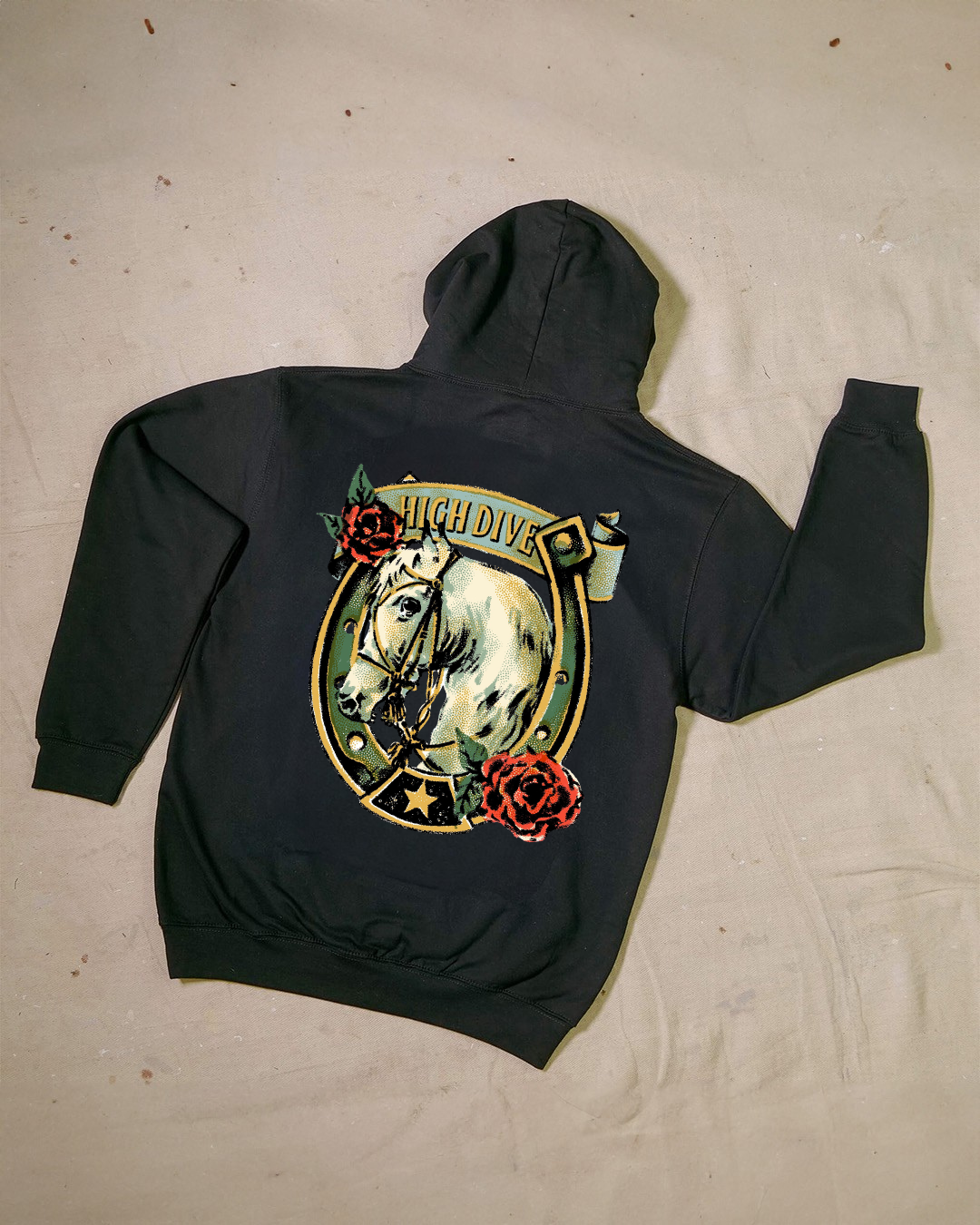 Horsey Black Hoody