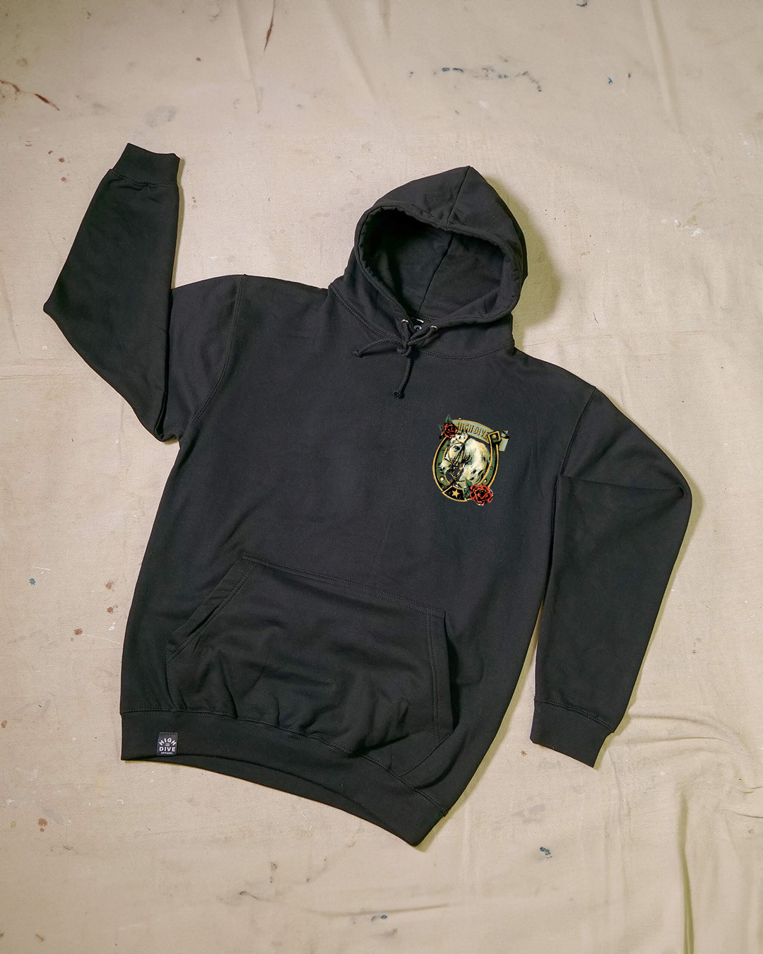 Horsey Black Hoody