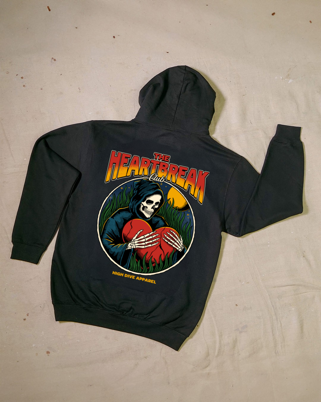 The Heartbreak Club Black Hoody