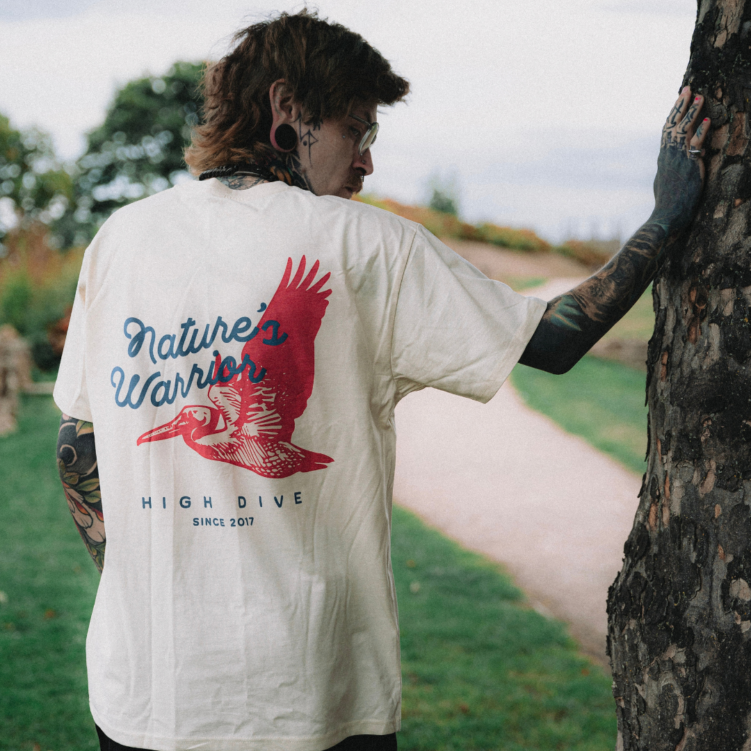 Nature's Warrior Ecru Tee