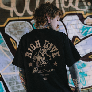Panther Black Oversized Tee