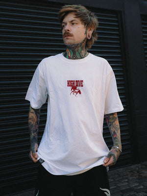 Horse White Oversized Tee