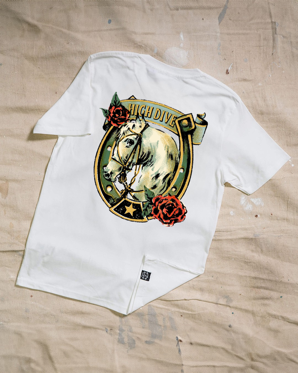 Horsey White T-Shirt