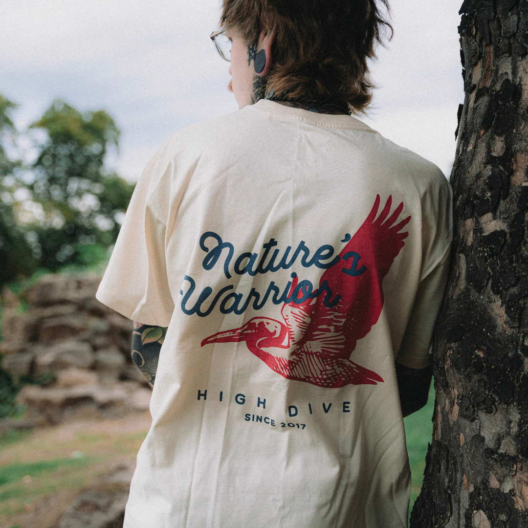 Nature's Warrior Ecru Tee