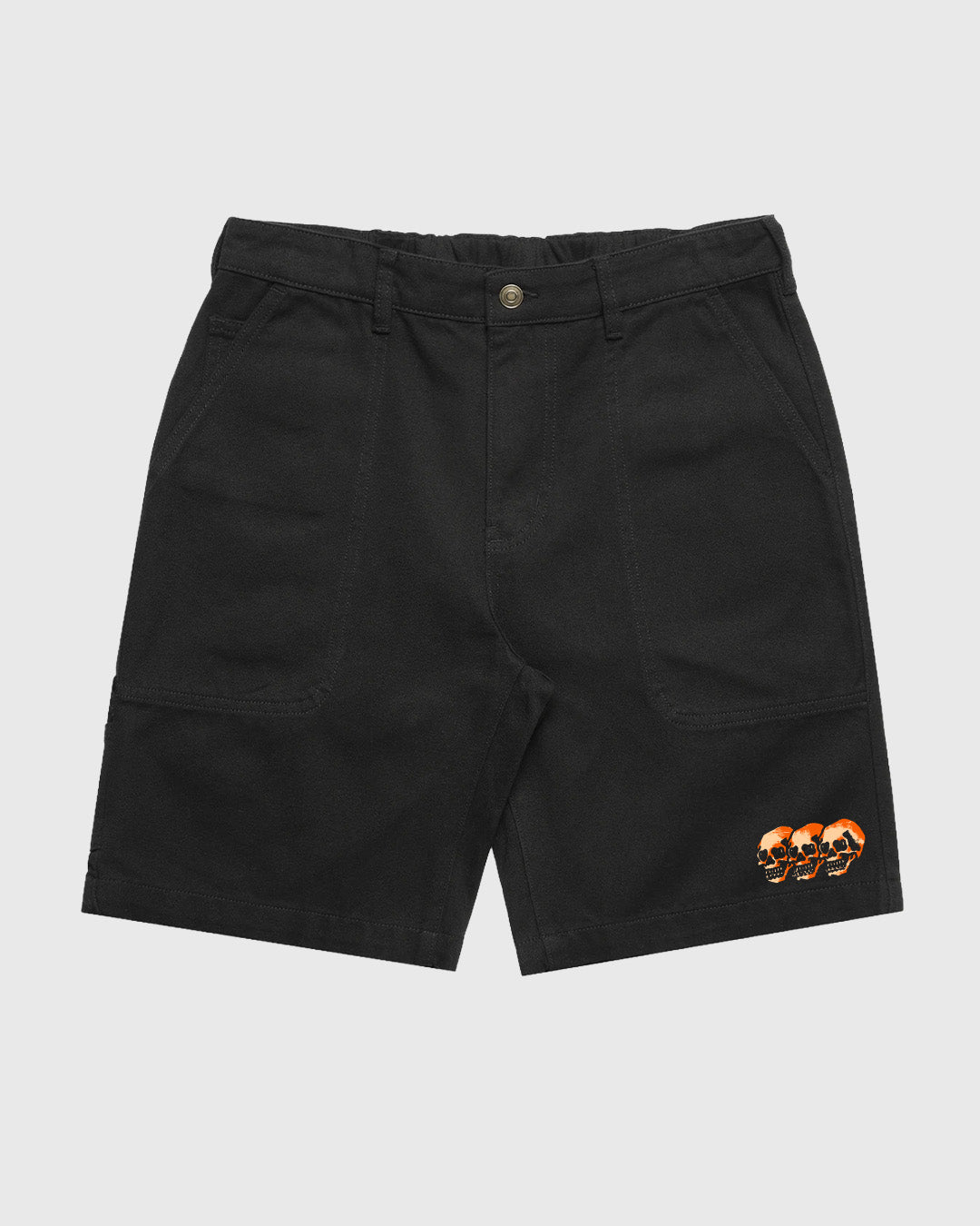 Pantalones cortos de lona negros 