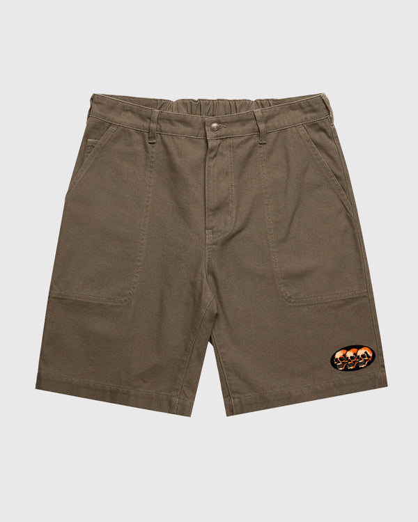 Pantalones cortos de lona negros 