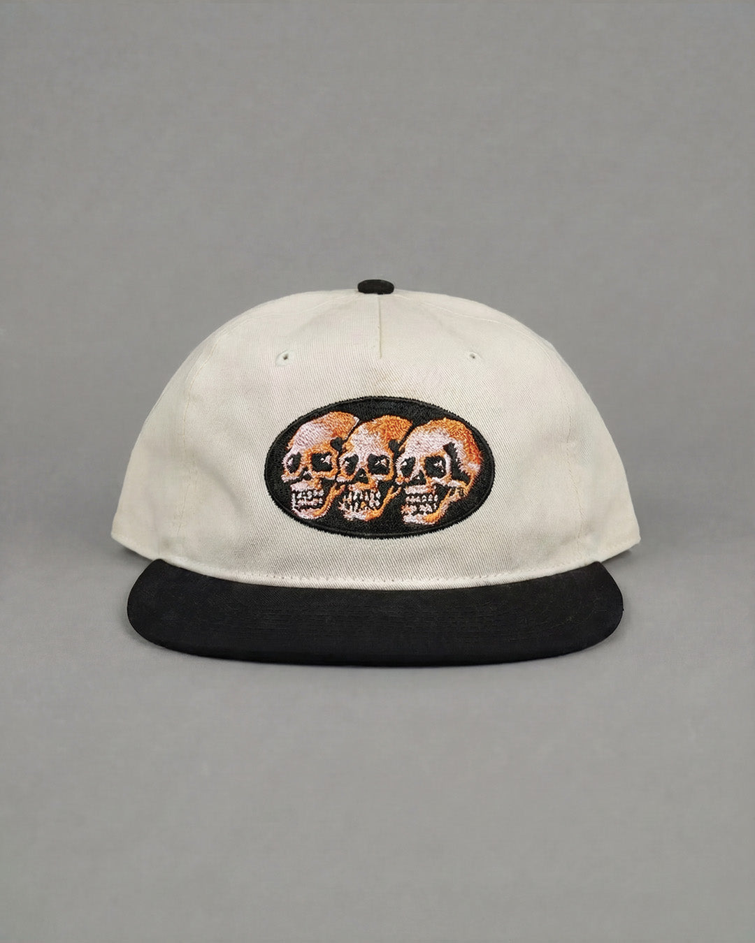 3 Skulls Two Tone Cap