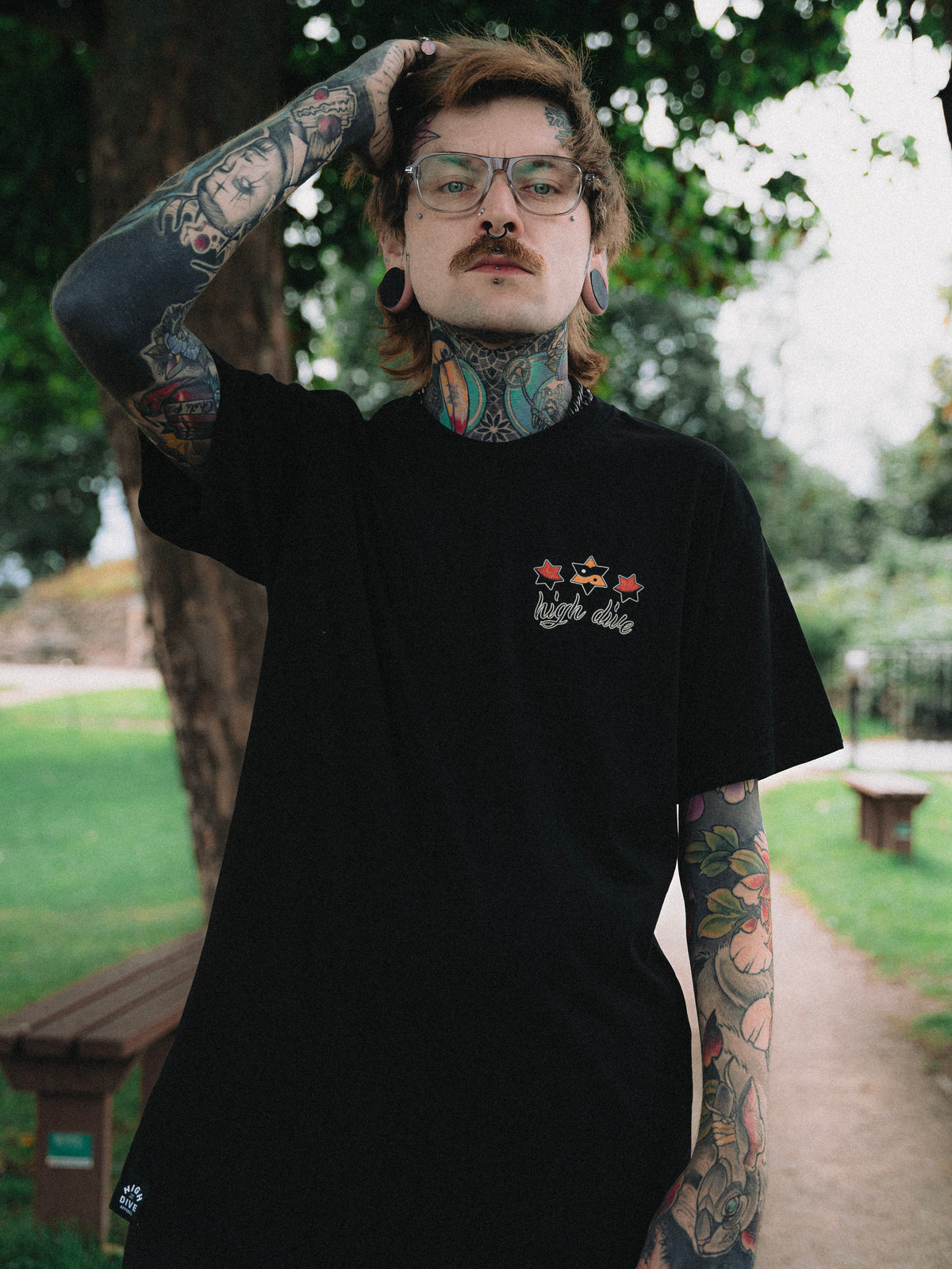 Queen Of Beasts Black Tee
