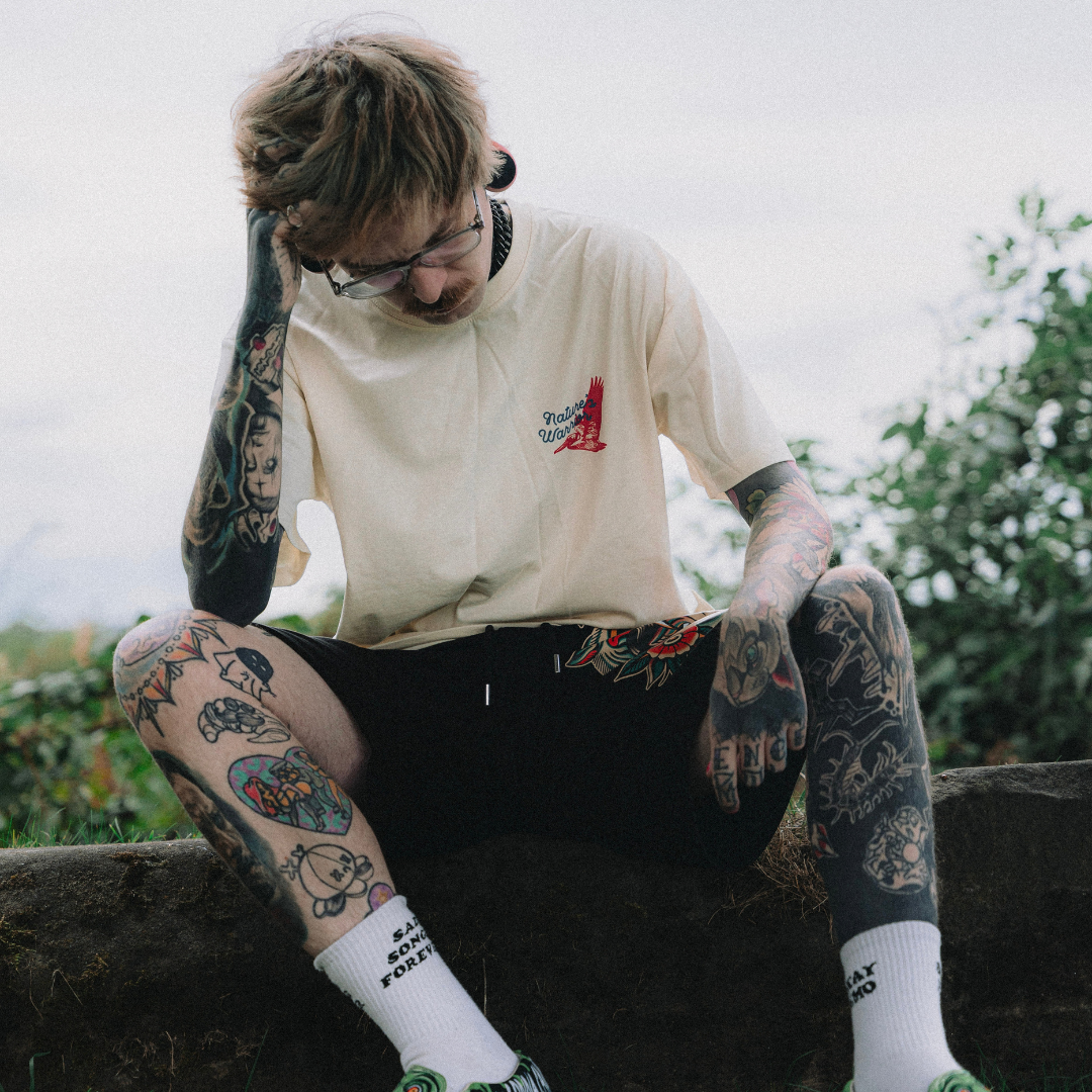 Nature's Warrior Ecru Tee