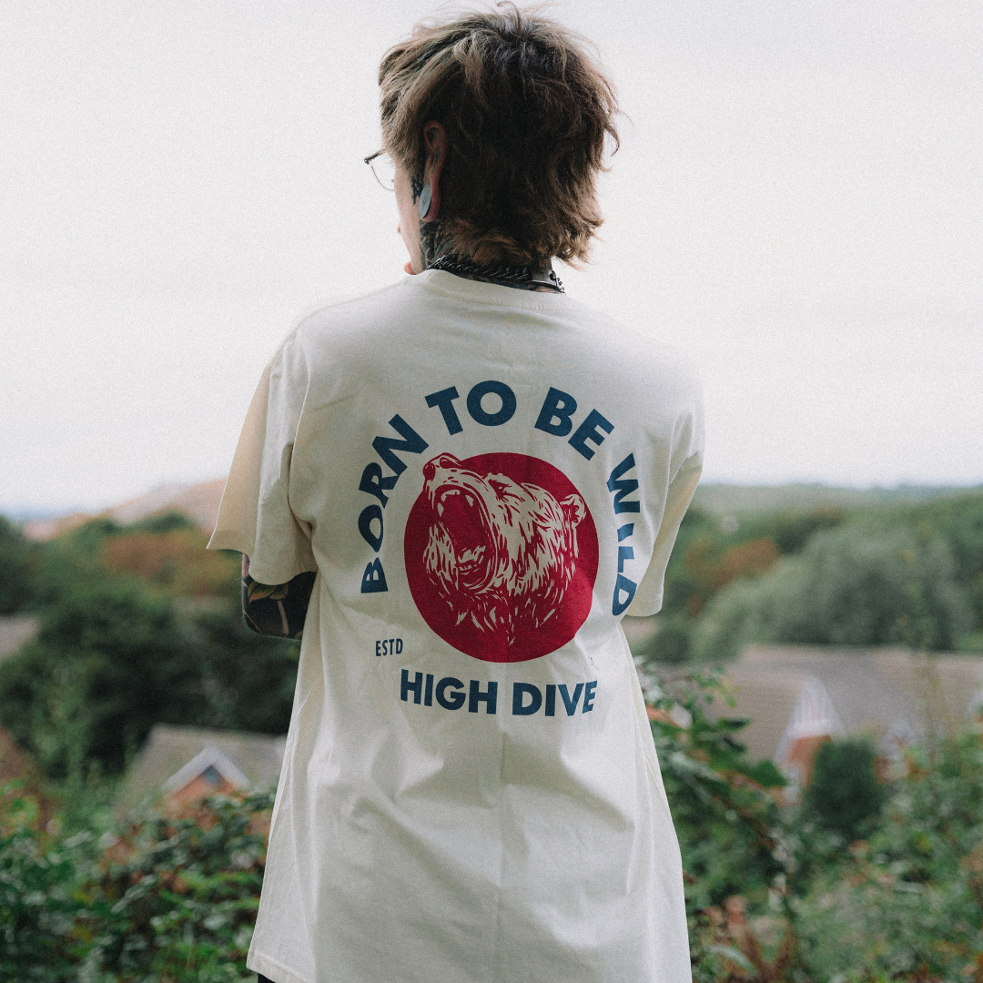 Born To Be Wild Ecru Tee