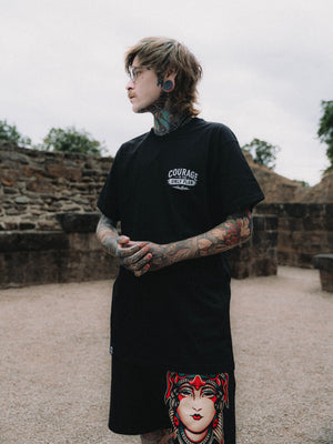 Courage Charity Black Tee
