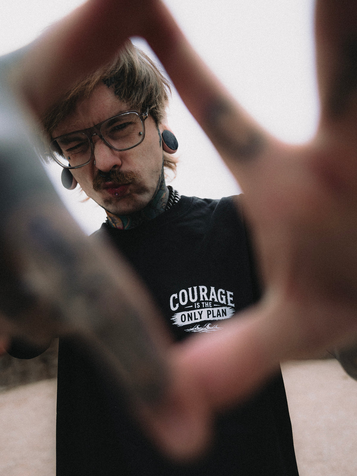 Courage Charity Black Tee