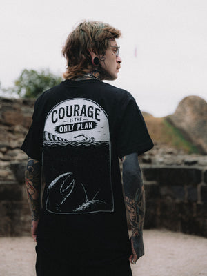 Courage Charity Black Tee