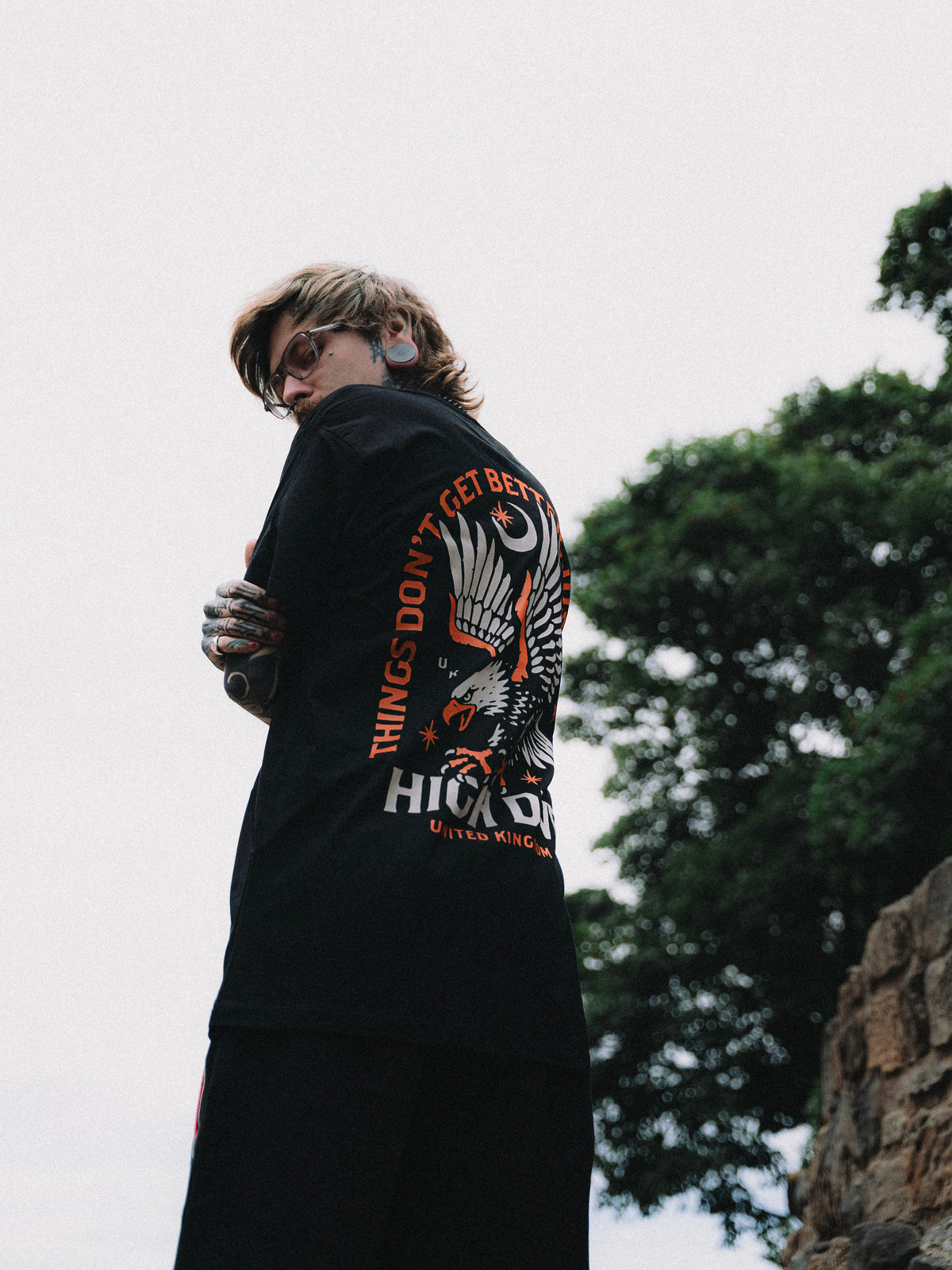 Fear Black Tee