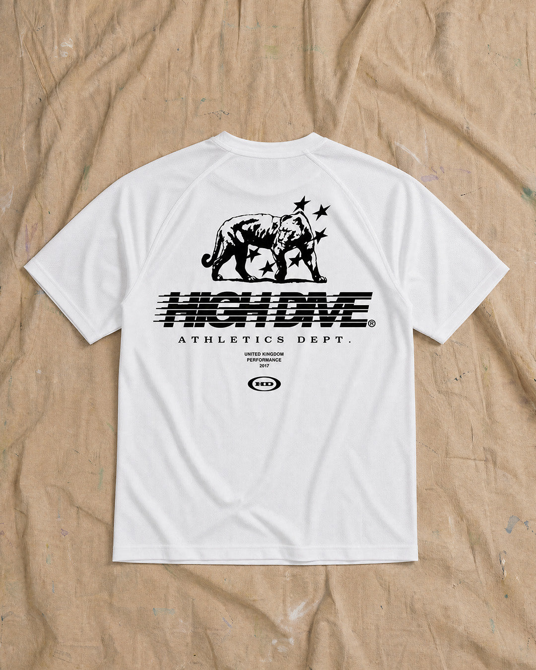 Athletic Dept White Active Tee
