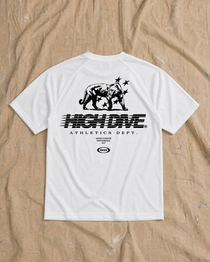 Athletic Dept White Active Tee