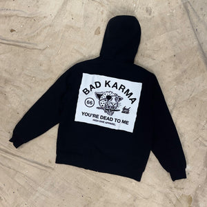 Bad Luck Canvas Hooded Bomber Jacket