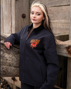 Born To Lose Navy Canvas Jacket