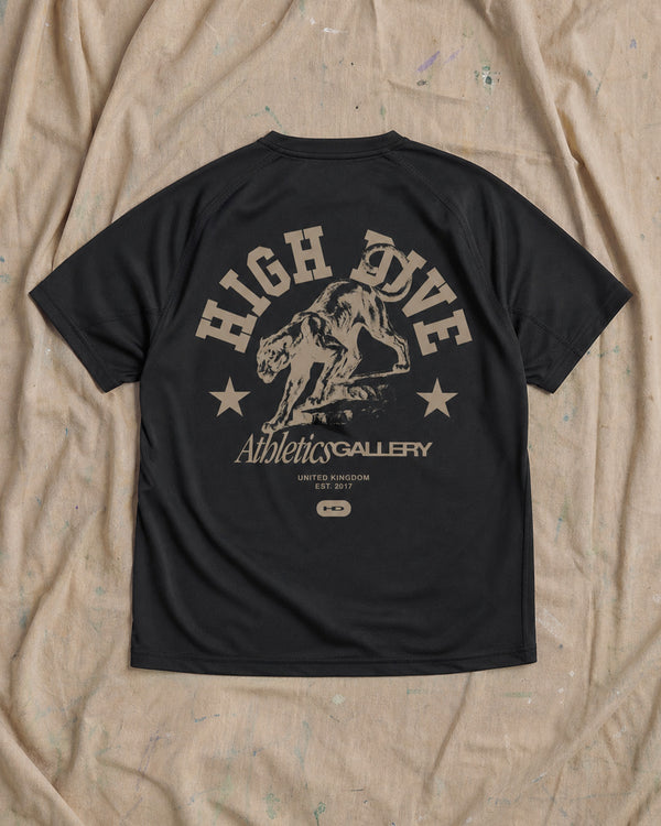 College Panther Black Active Tee