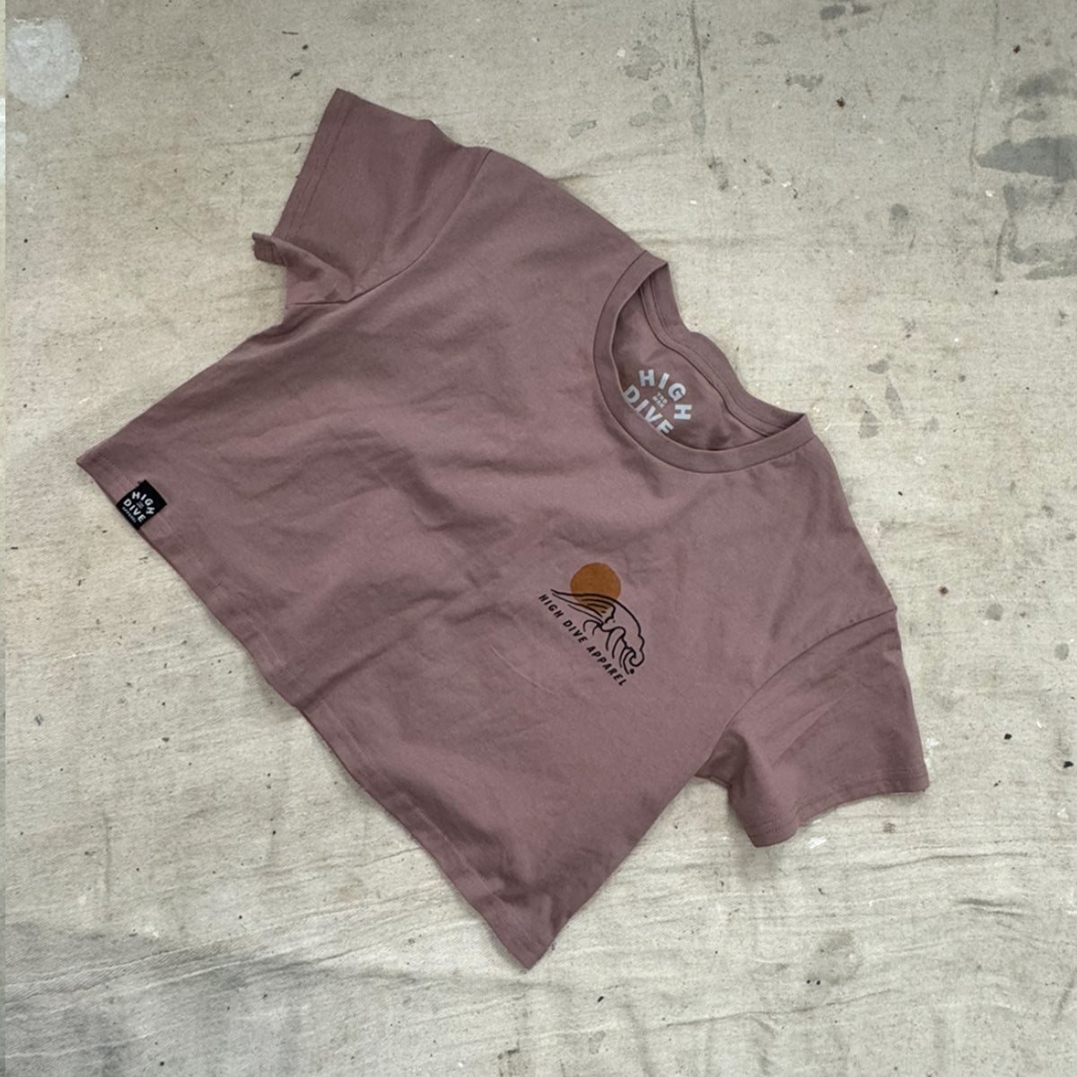 Raised By Waves Hazy Pink Crop Top