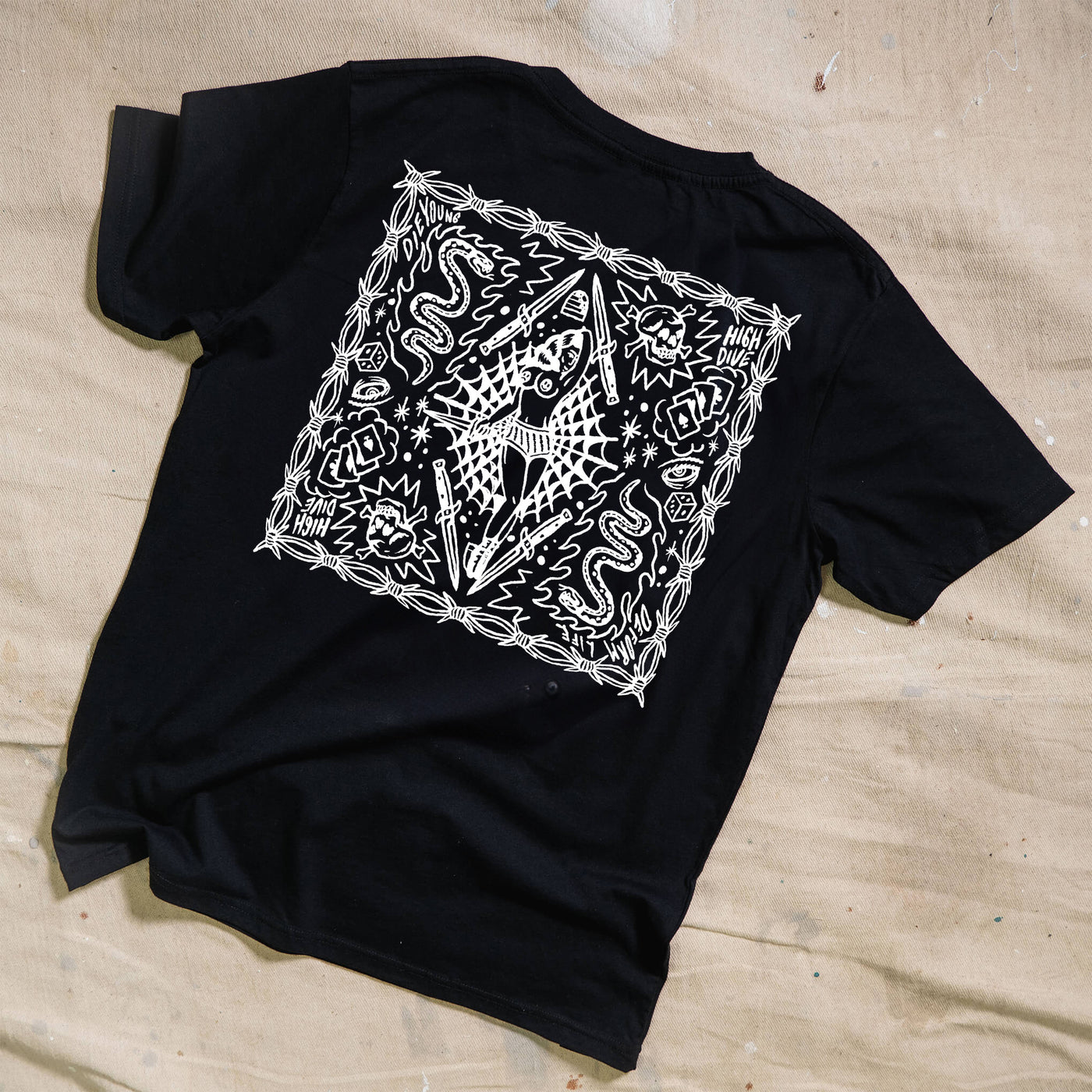 Die Young Black T-Shirt