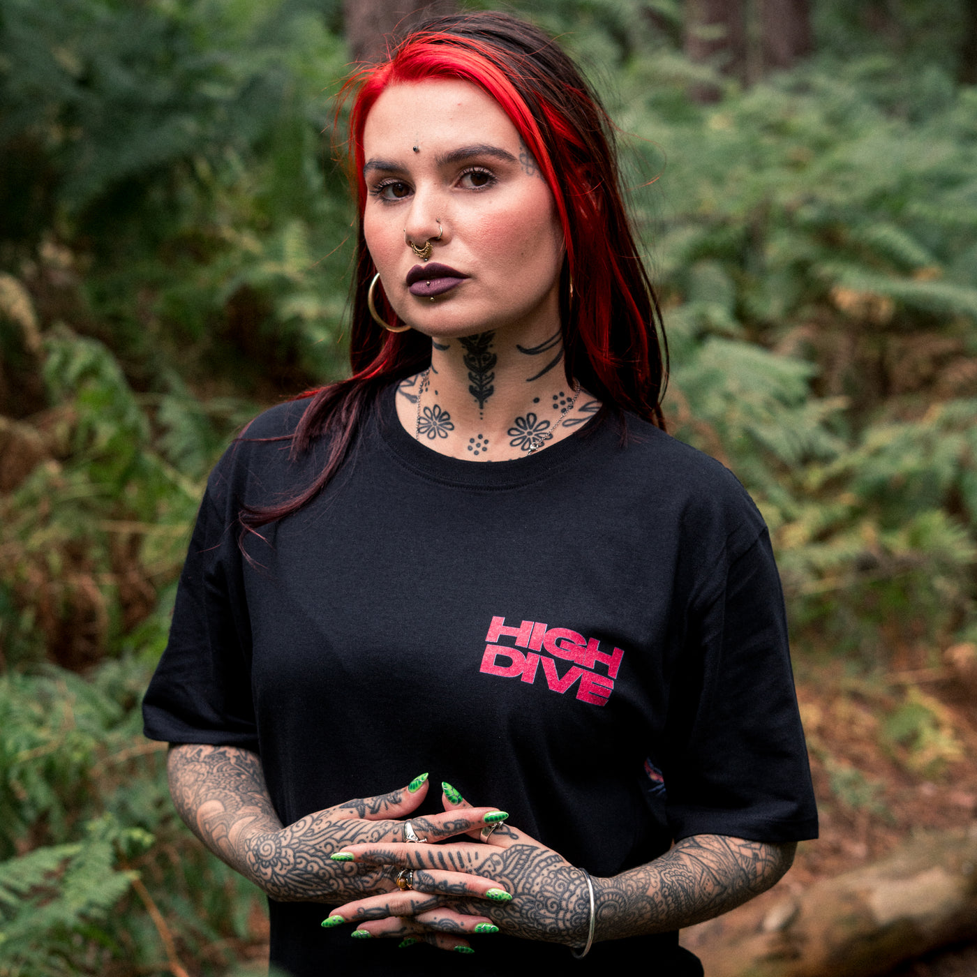SpiderSkull Black Tee