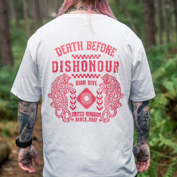 Death Before Dishonour White Tee