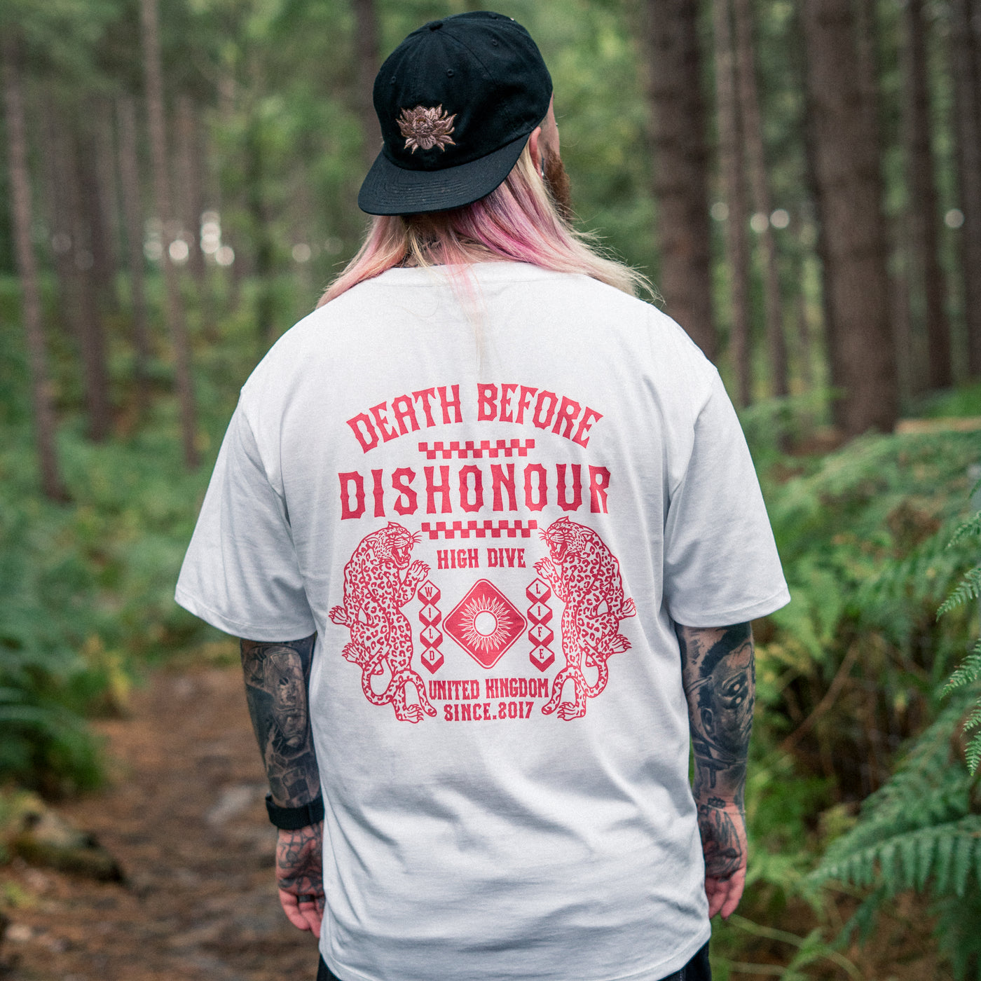 Death Before Dishonour White Tee