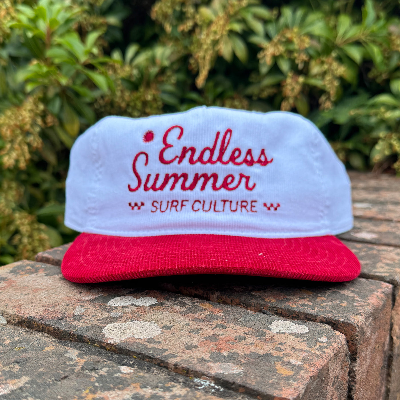 Endless Summer Red Two Tone Cord Cap