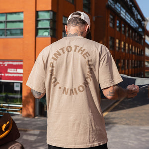 Heavy Faded Sand Tee