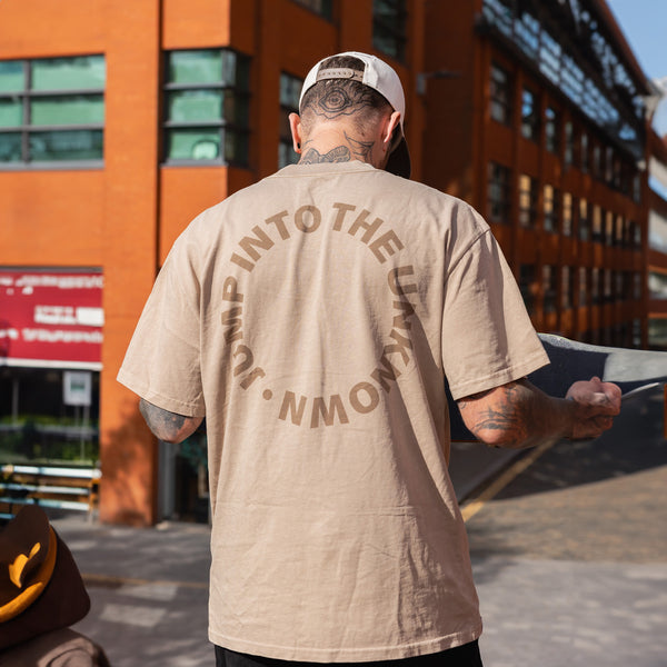 Heavy Faded Sand Tee