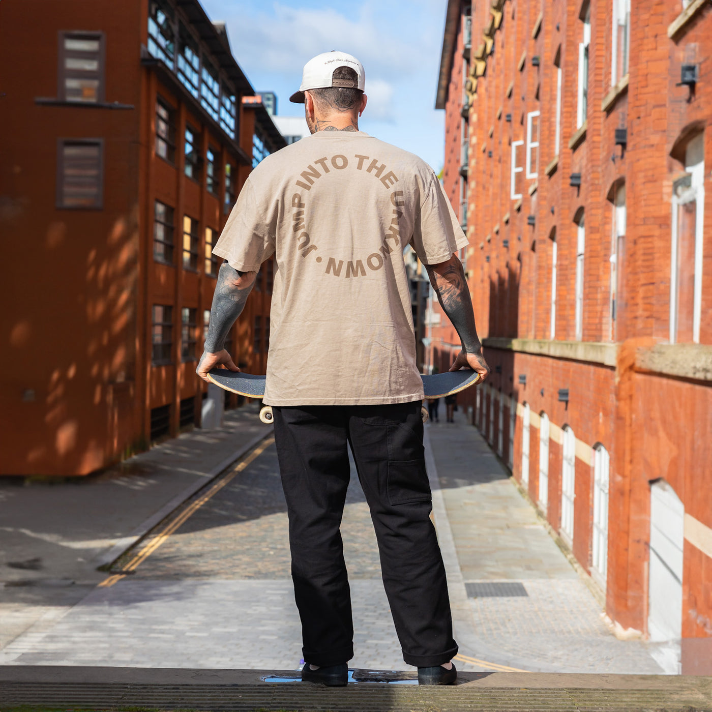 Heavy Faded Sand Tee