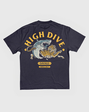 Limited Edition Savage Ultra Heavy Tee Midnight Blue